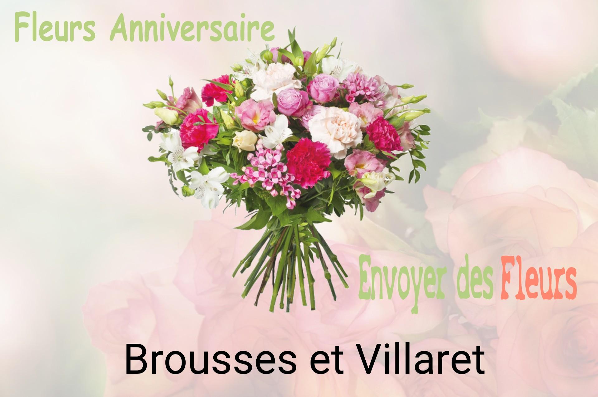 Bouquet de fleurs d’anniversaire livré à Brousses-et-Villaret