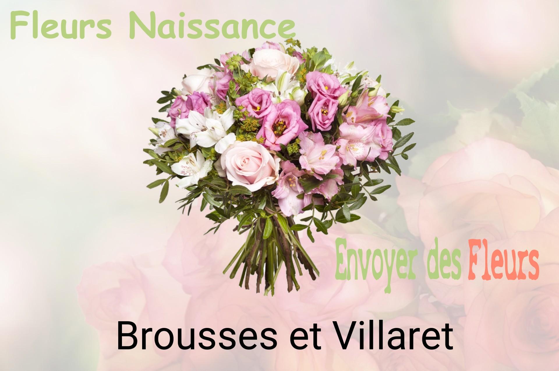 Bouquet de fleurs de naissance livré à Brousses-et-Villaret