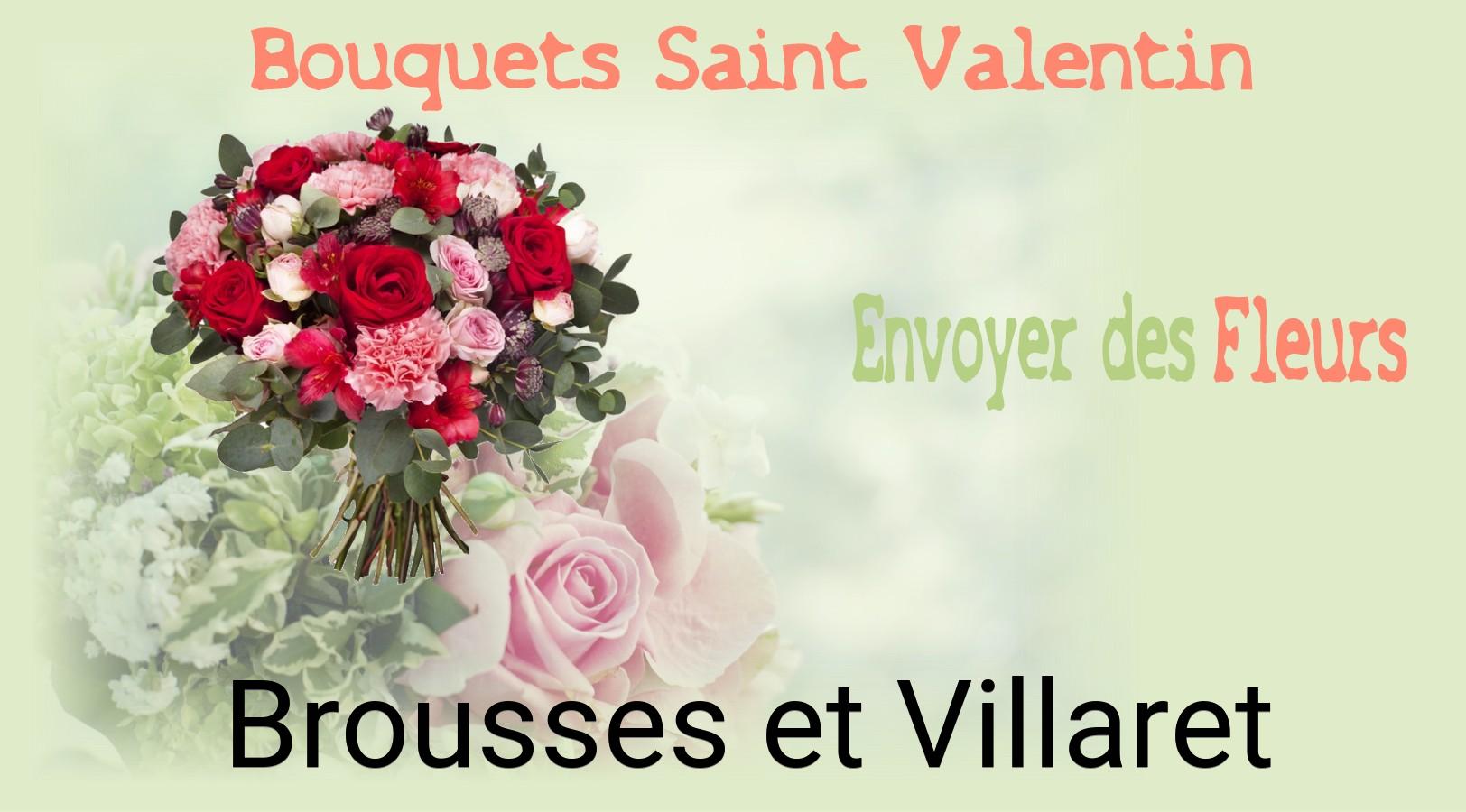 Roses de Saint-Valentin livrées à Brousses-et-Villaret